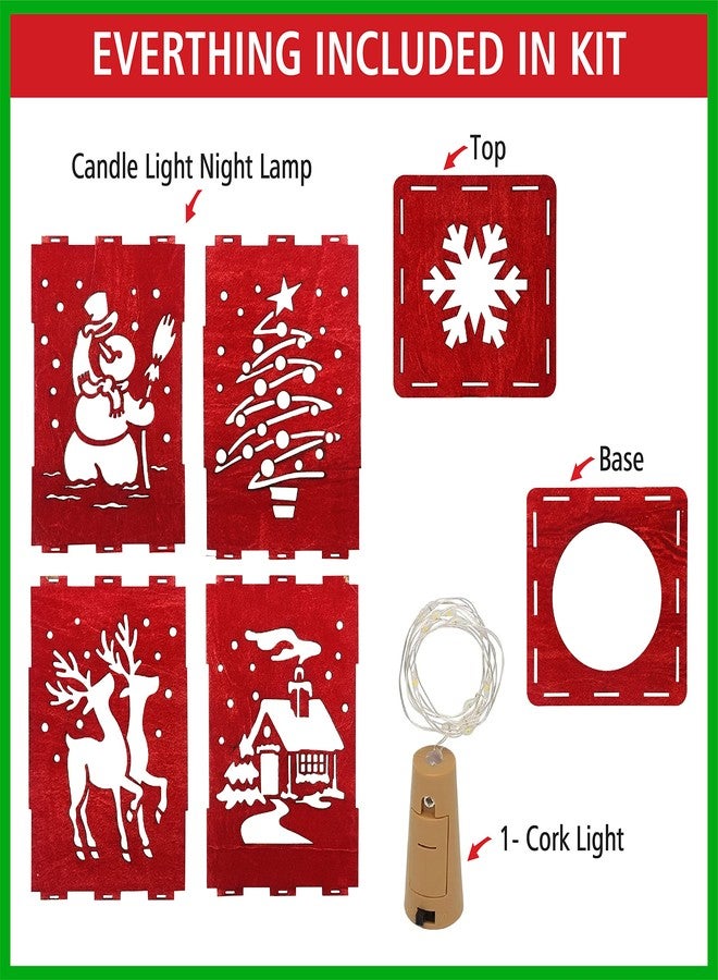 SOLOBOLO Christmas Candle Light Dinner Decoration Set | Table Items | Xmas Candle | Light Gift Box - Image 3